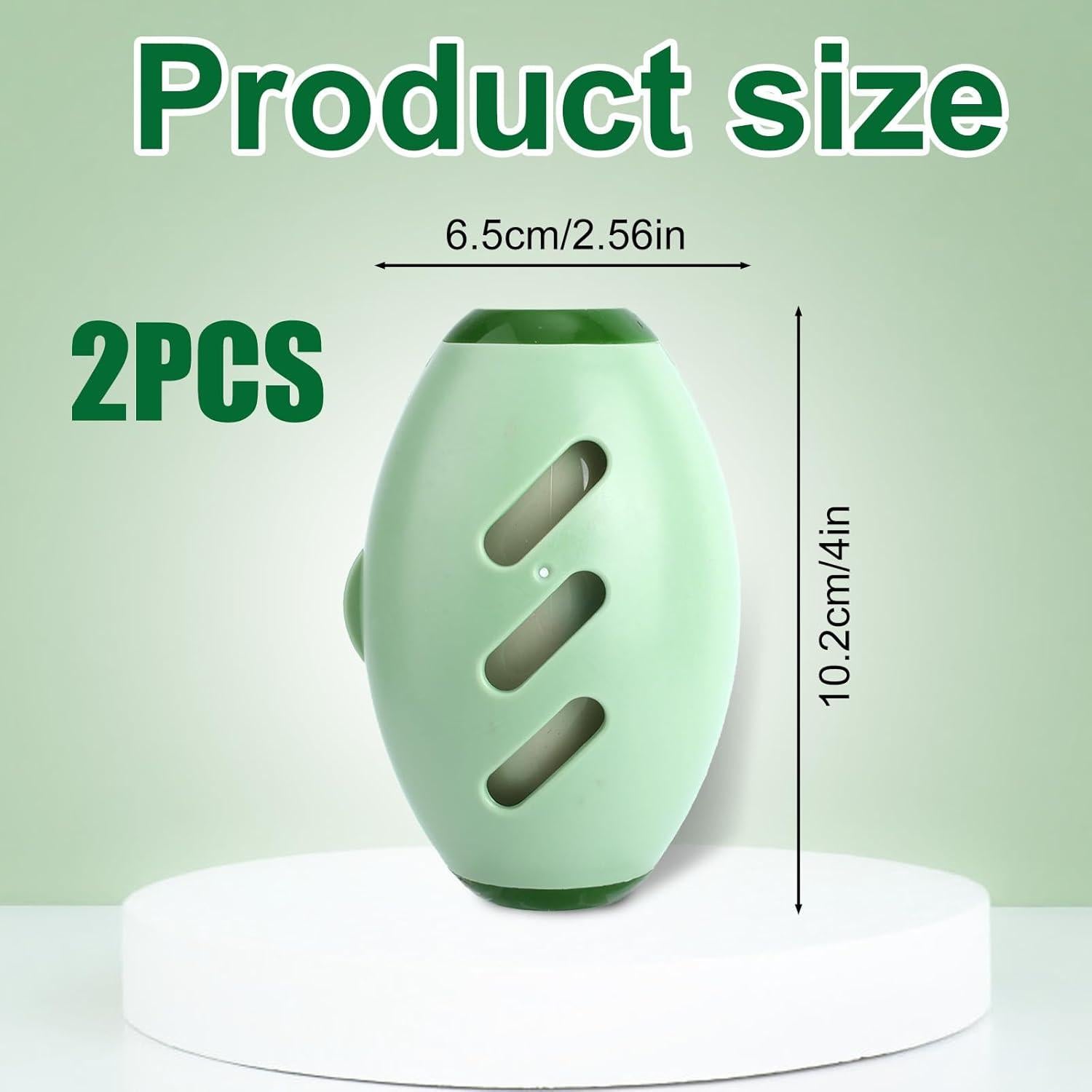 Rodillo de Pelusa Reutilizable Gosknor 2 Piezas Verde 10.2x6.5cm