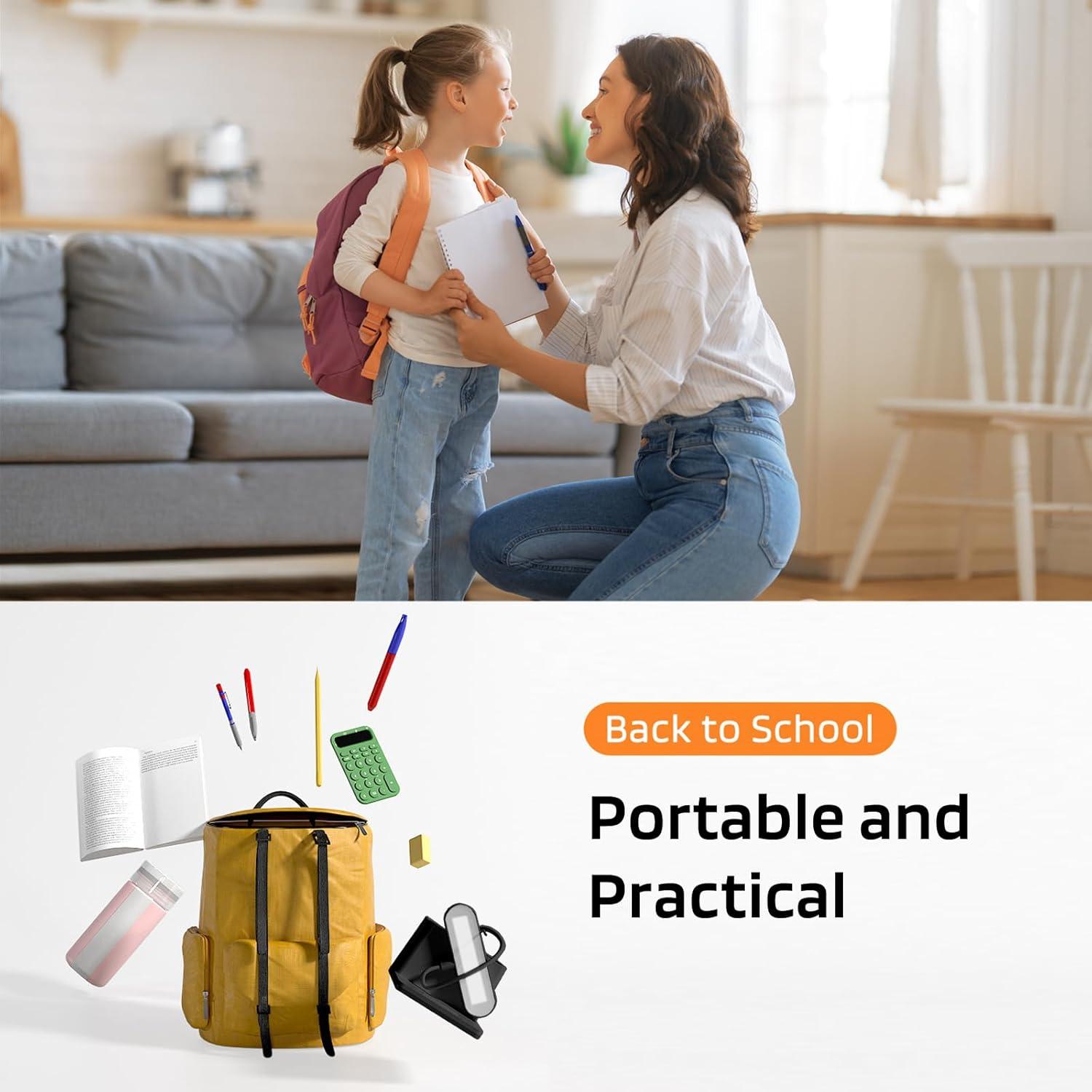 Lámpara de Escritorio LED AXX SD-829 Negra Regulable 350LM