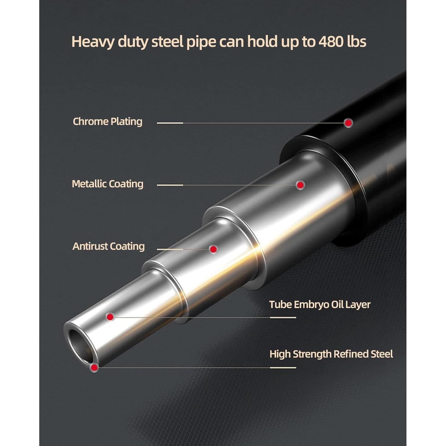 Barras de Flexiones KitchLife AIR-ONE SPORTS con Agarre Antideslizante