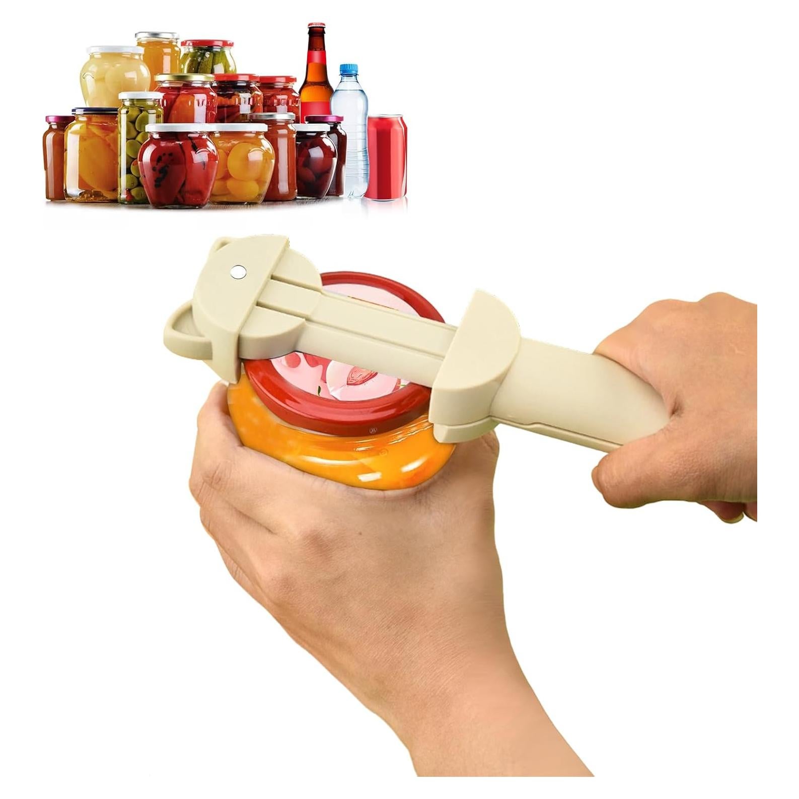 Abrebotellas Retráctil ZEUSORA 4 en 1 para Personas Mayores