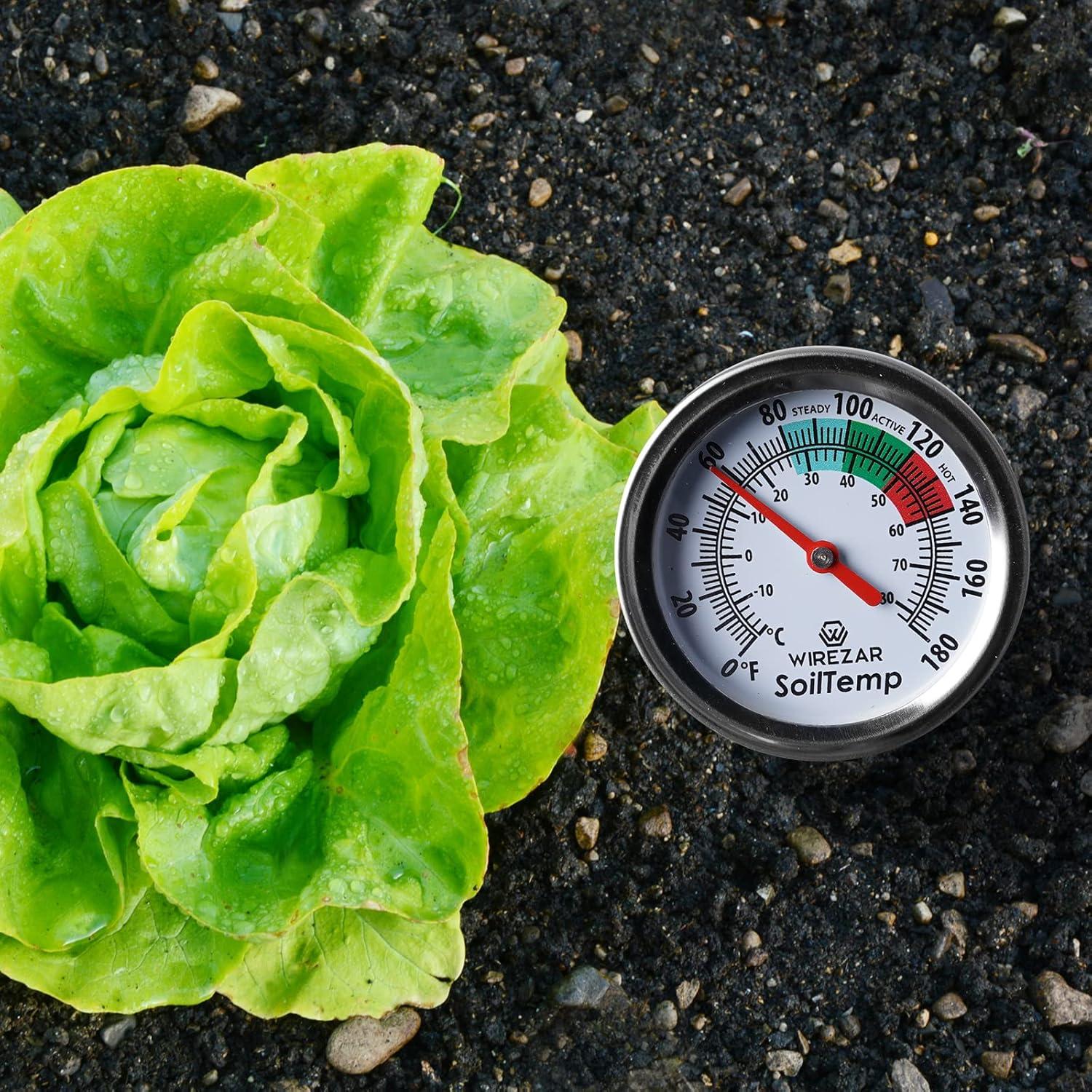 Termómetro de Compost Yogyro Acero Inoxidable 16 cm