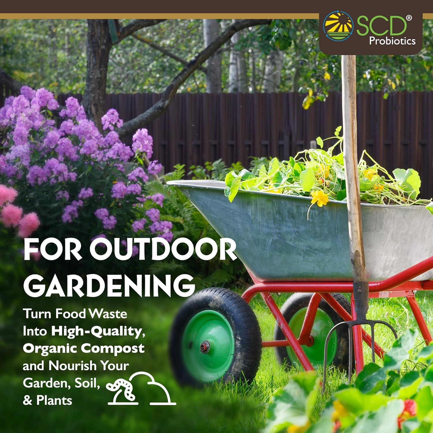 Iniciador de Compost Bokashi SCD Probiotics 1 Galón 0.91 kg