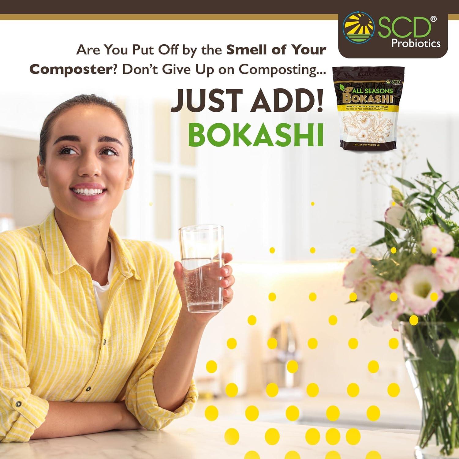 Iniciador de Compost Bokashi SCD Probiotics 1 Galón 0.91 kg