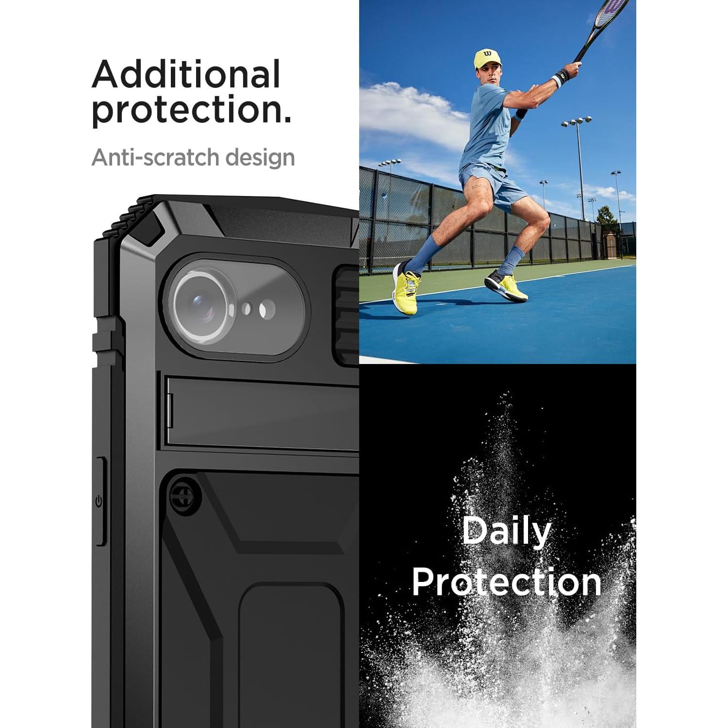 Funda Slim Miimall para iPhone 16E con Soporte Magnético