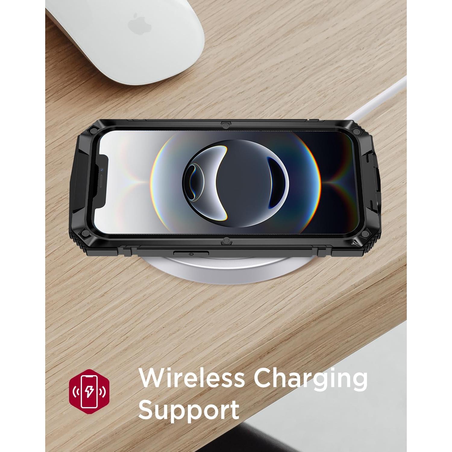 Funda Slim Miimall para iPhone 16E con Soporte Magnético