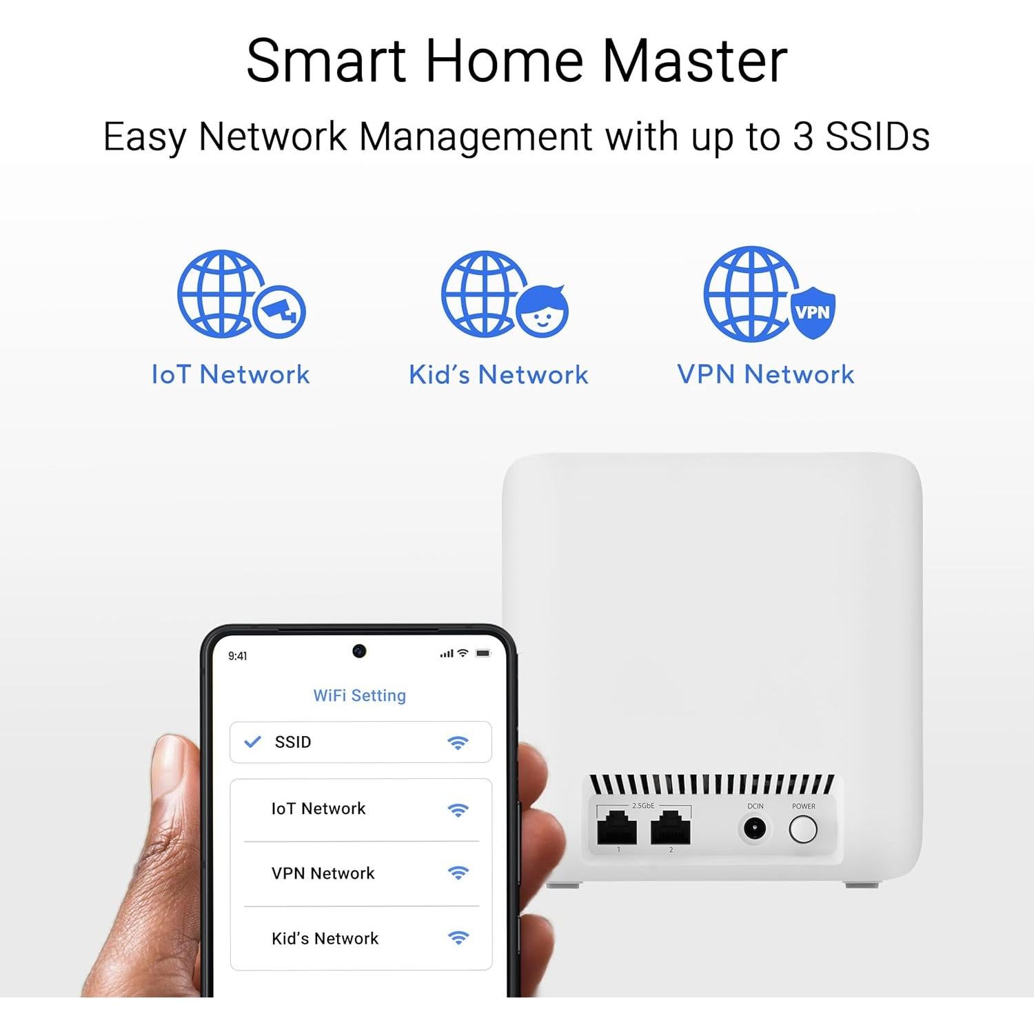 ASUS ZenWiFi BD4 Doble Banda WiFi 7 Mesh 3600 Mbps 2-Pack