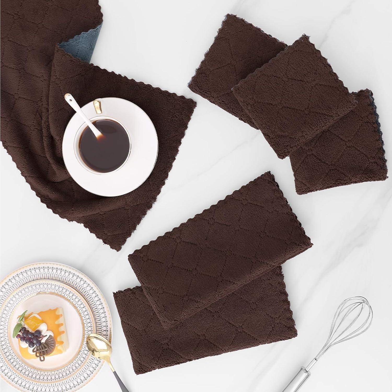 Paquete de 12 Paños de Cocina Mordimy Microfibra 25.4 cm