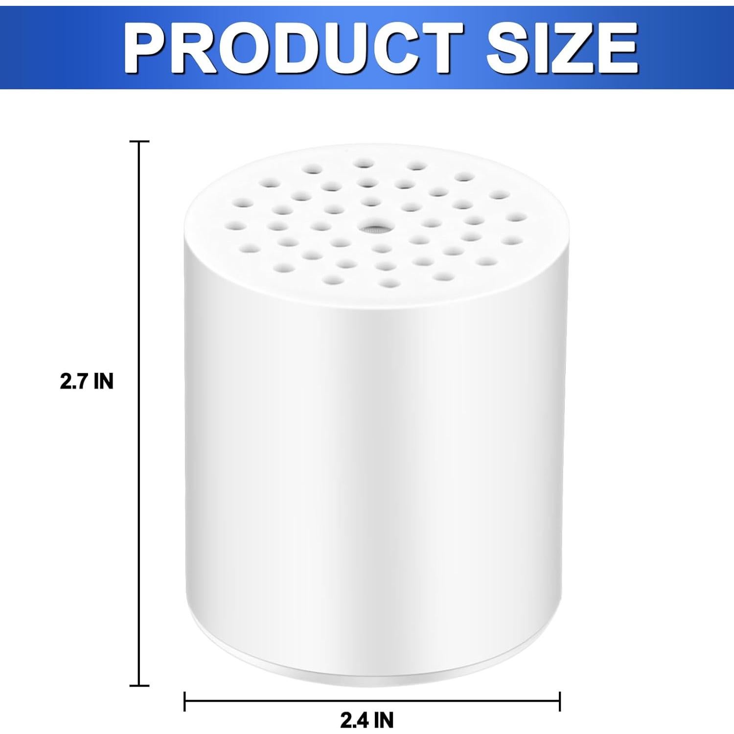Paquete de 4 cartuchos de filtro de ducha 15 etapas Cenipar