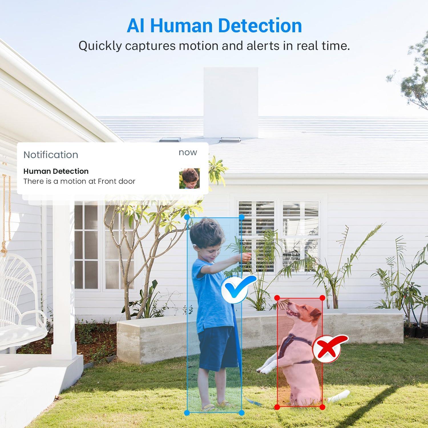 Timbre de Video Inalámbrico MeshSear T50 1080p con Receptor