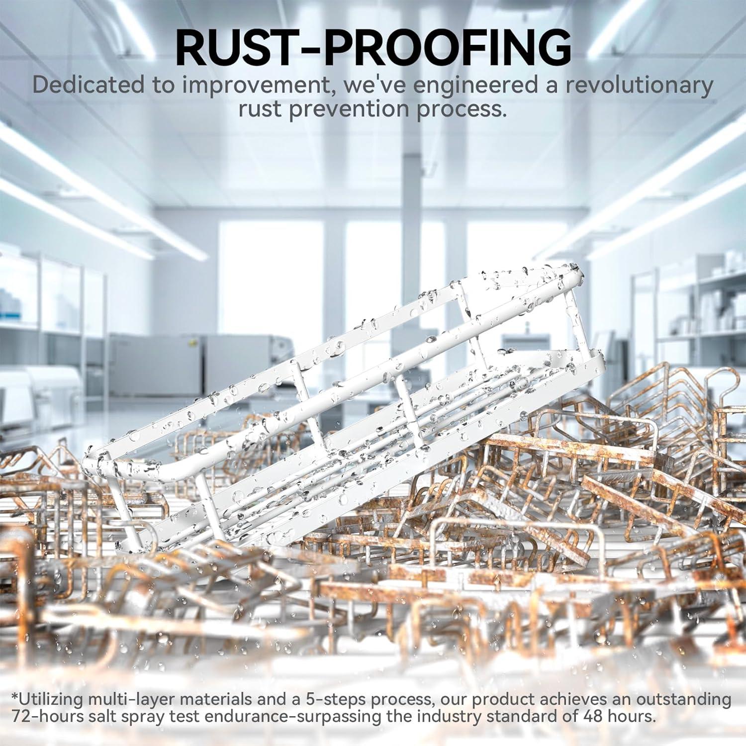 Caddy de Ducha YASONIC XL, 6 Piezas, Resistente al Óxido