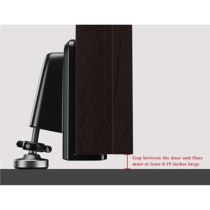 Candado de Puerta Portátil Geanli - Seguridad Alta Resistencia Negro