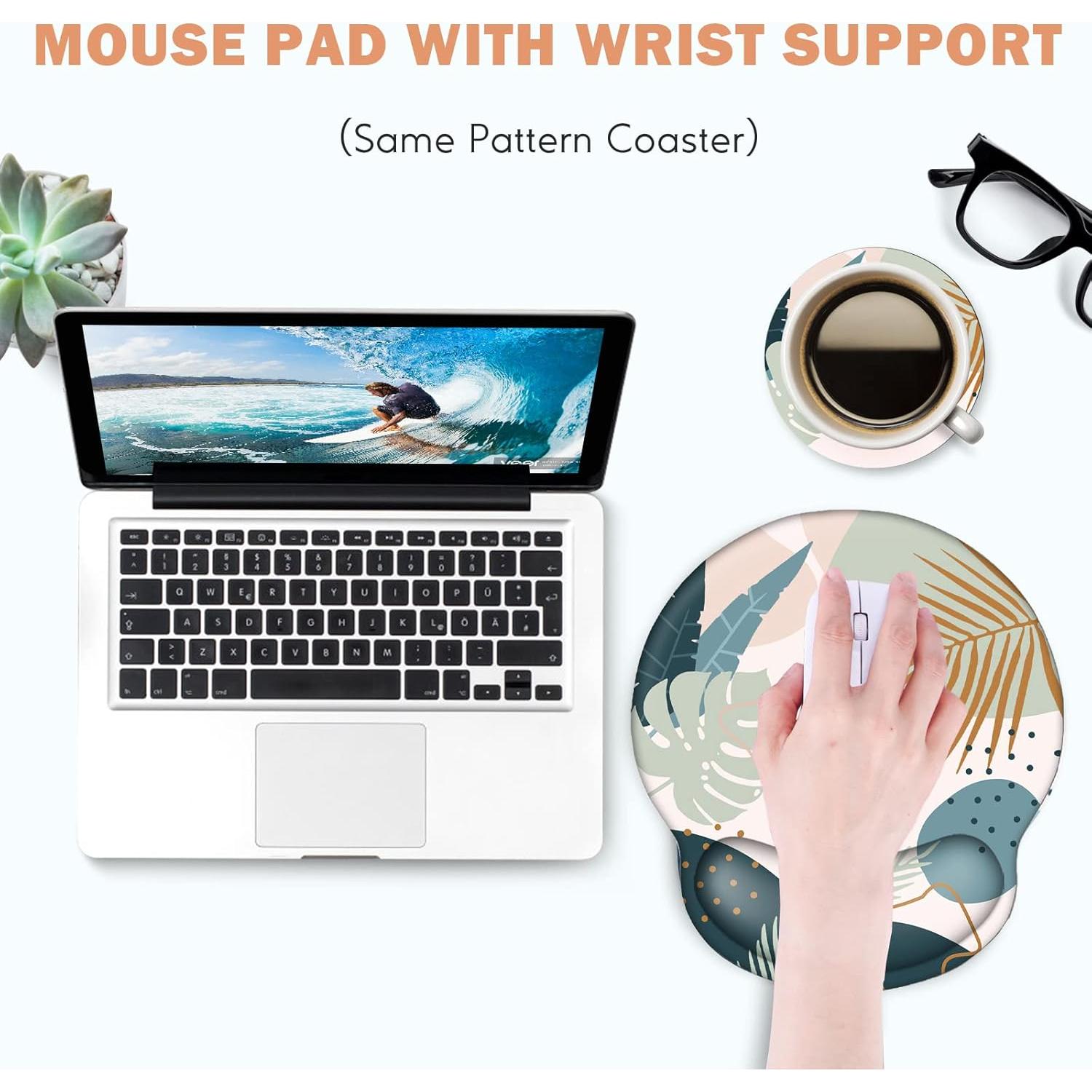 Almohadilla de Ratón Ergonómica DINKY con Soporte de Muñeca