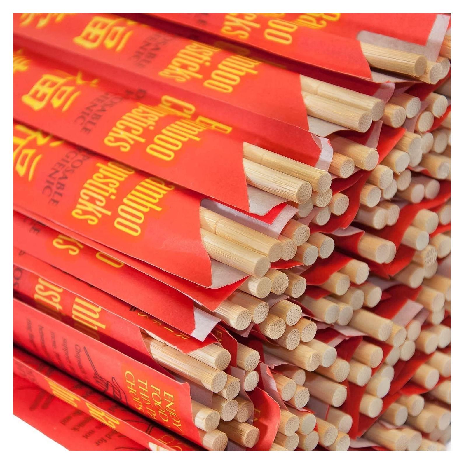 Palillos Desechables de Bambú SHOP&SAVE - 60 Pares, 21 cm