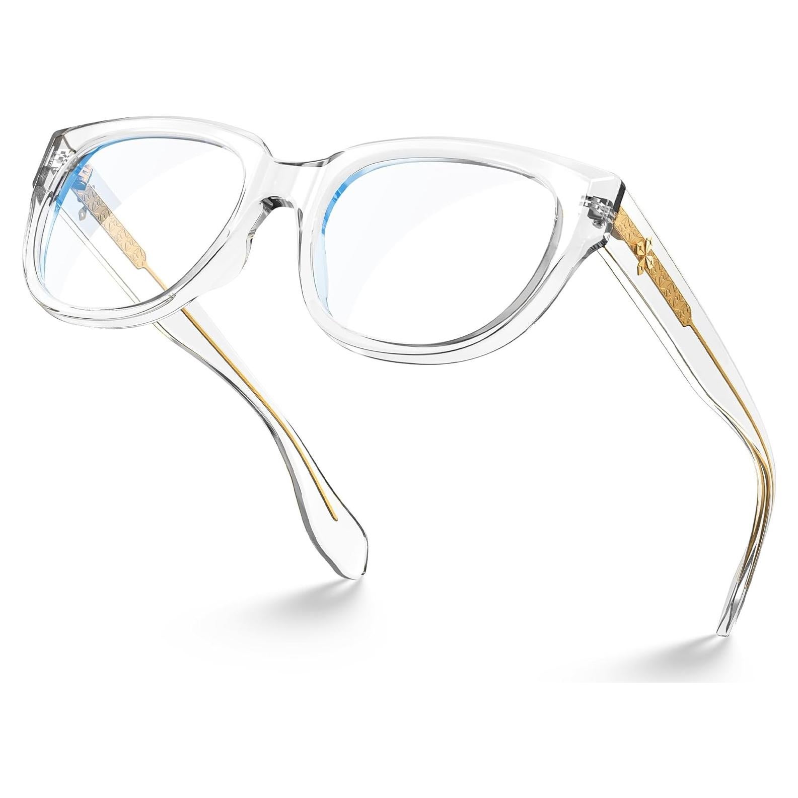 Gafas Retro Redondas VISOONE Antirreflejo Luz Azul