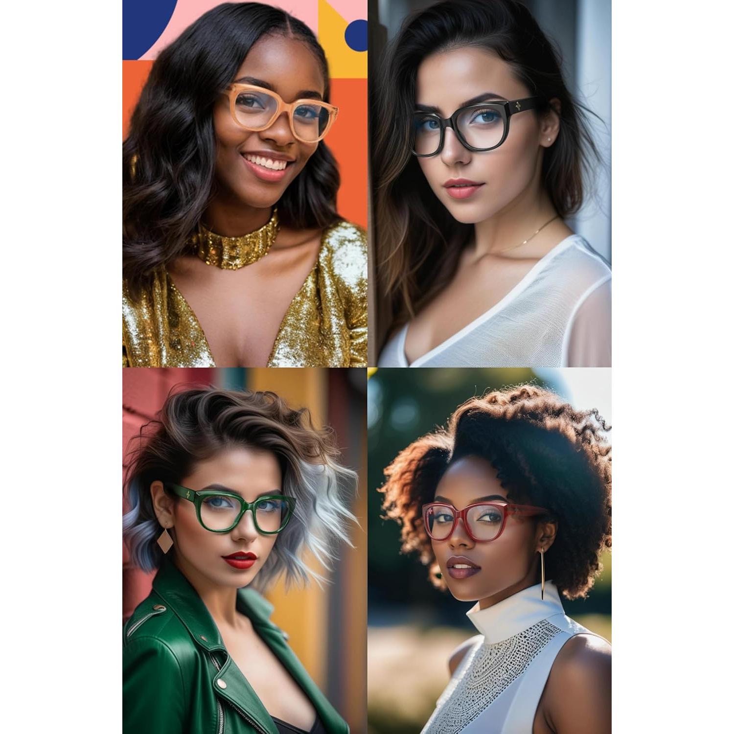 Gafas Retro Redondas VISOONE Antirreflejo Luz Azul