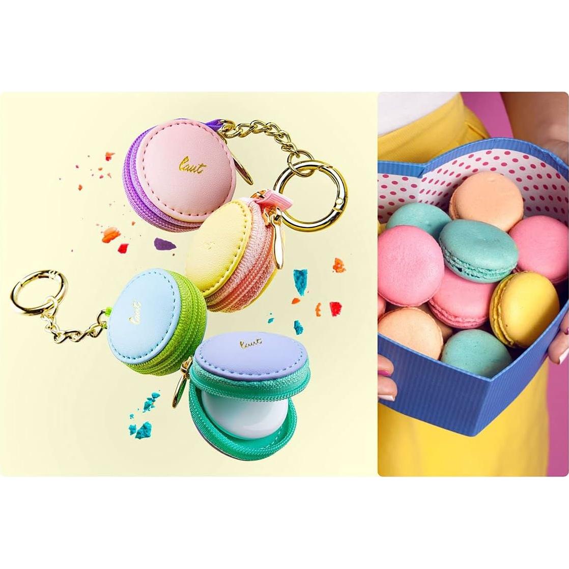 Funda de AirTag LAUT Macaron Azul Bebé - Silicona Duradera