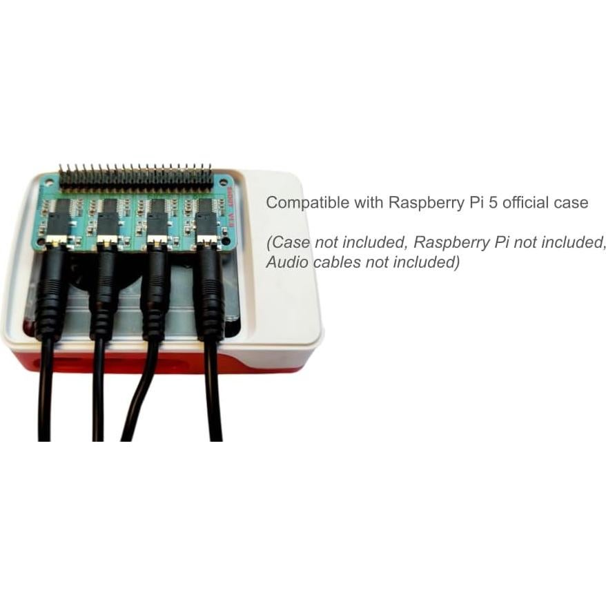 Escritorio 8xOUT para Raspberry Pi 5 - Audio 8 Canales