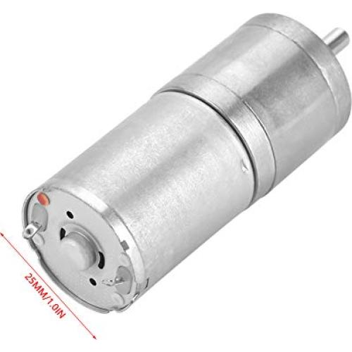 Motor de Engranaje DC 12V 25mm Walfront 5RPM para Cerraduras