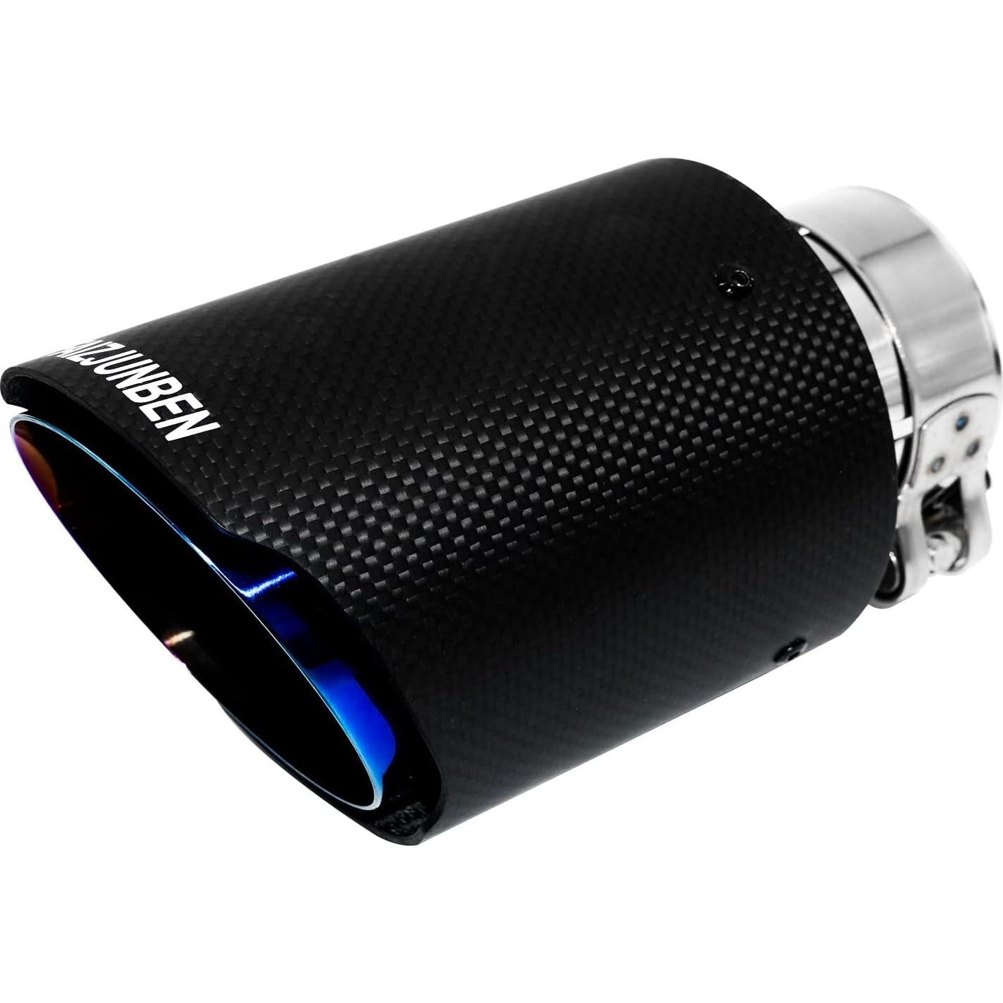 Punta de Escape de Fibra de Carbono FAIZJUNBEN 5.3x8.9 cm