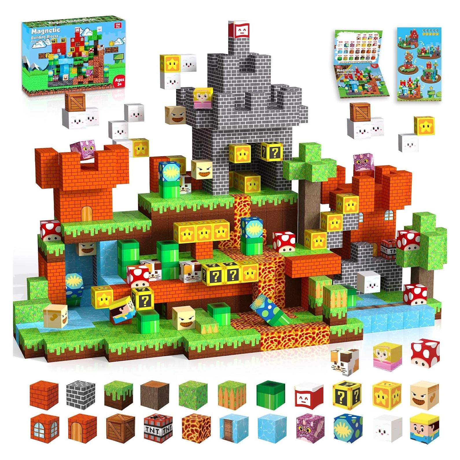 Bloques Magnéticos ToyUnited 150 PCS Juego de Construcción