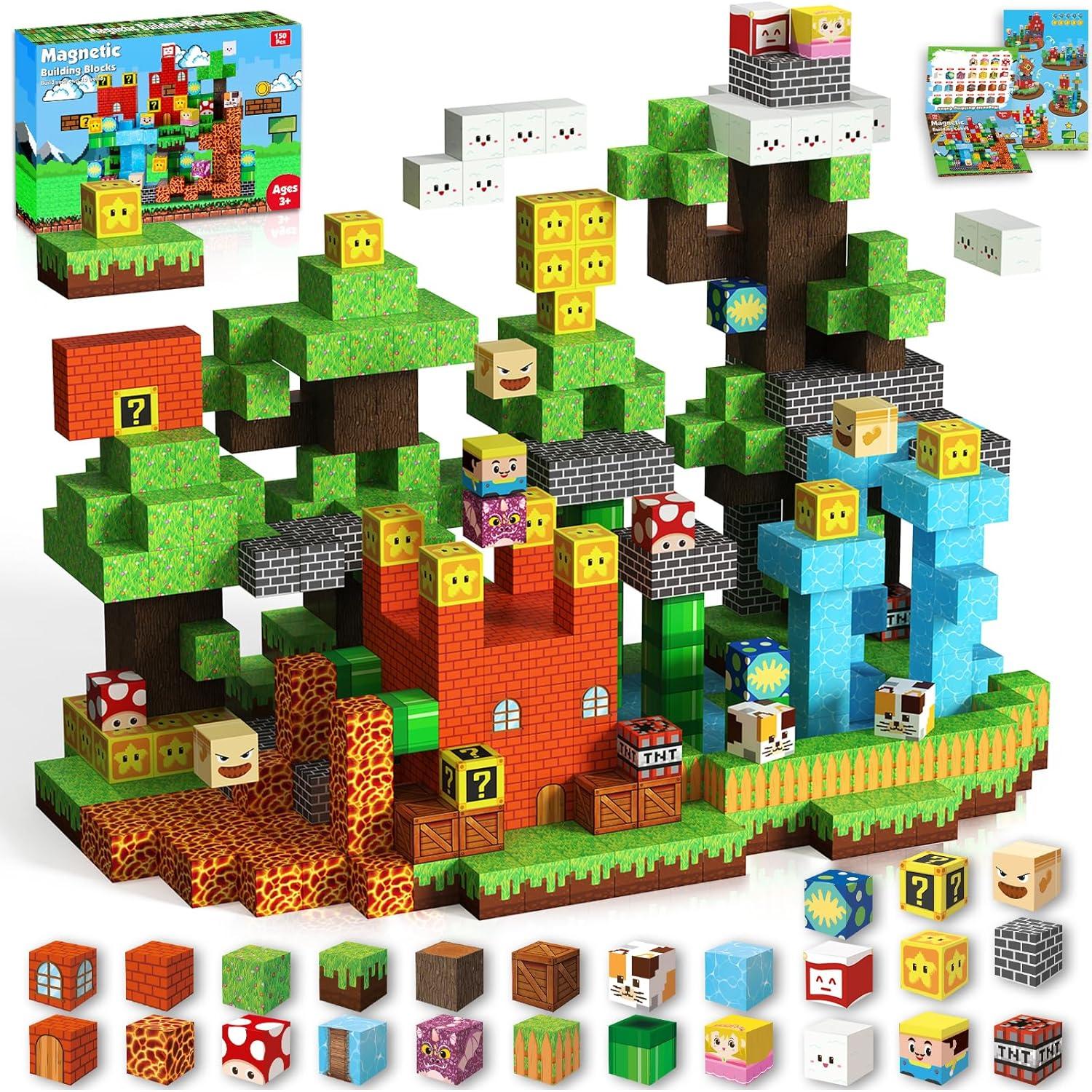 Bloques Magnéticos ToyUnited 150 PCS Juego de Construcción