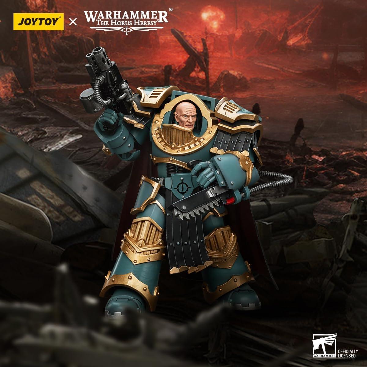 Figura de Acción JoyToy Warhammer 40K Hijos de Horus 1:18