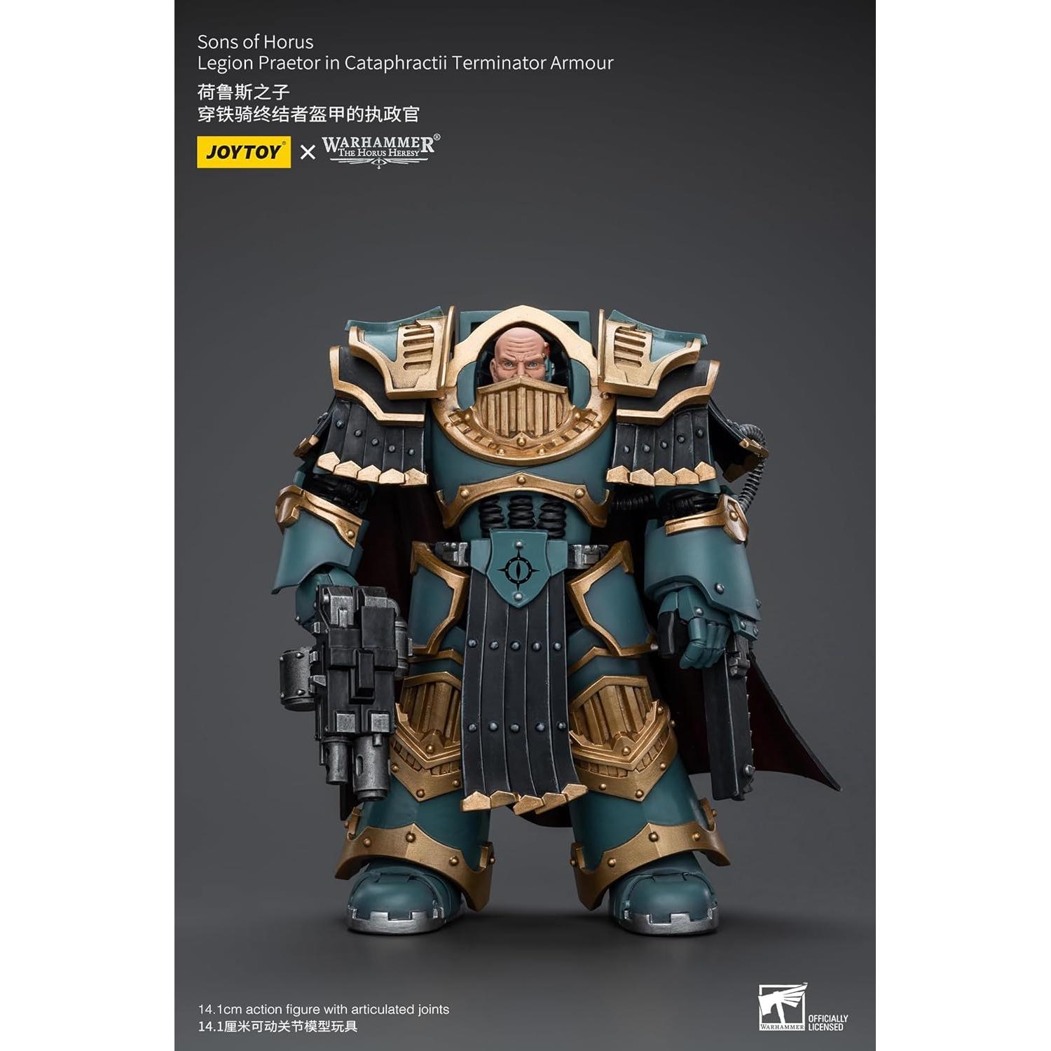 Figura de Acción JoyToy Warhammer 40K Hijos de Horus 1:18