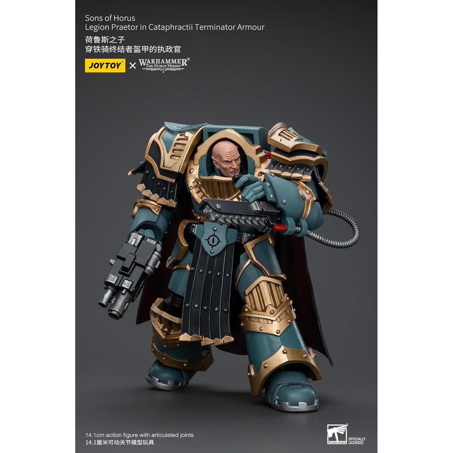 Figura de Acción JoyToy Warhammer 40K Hijos de Horus 1:18