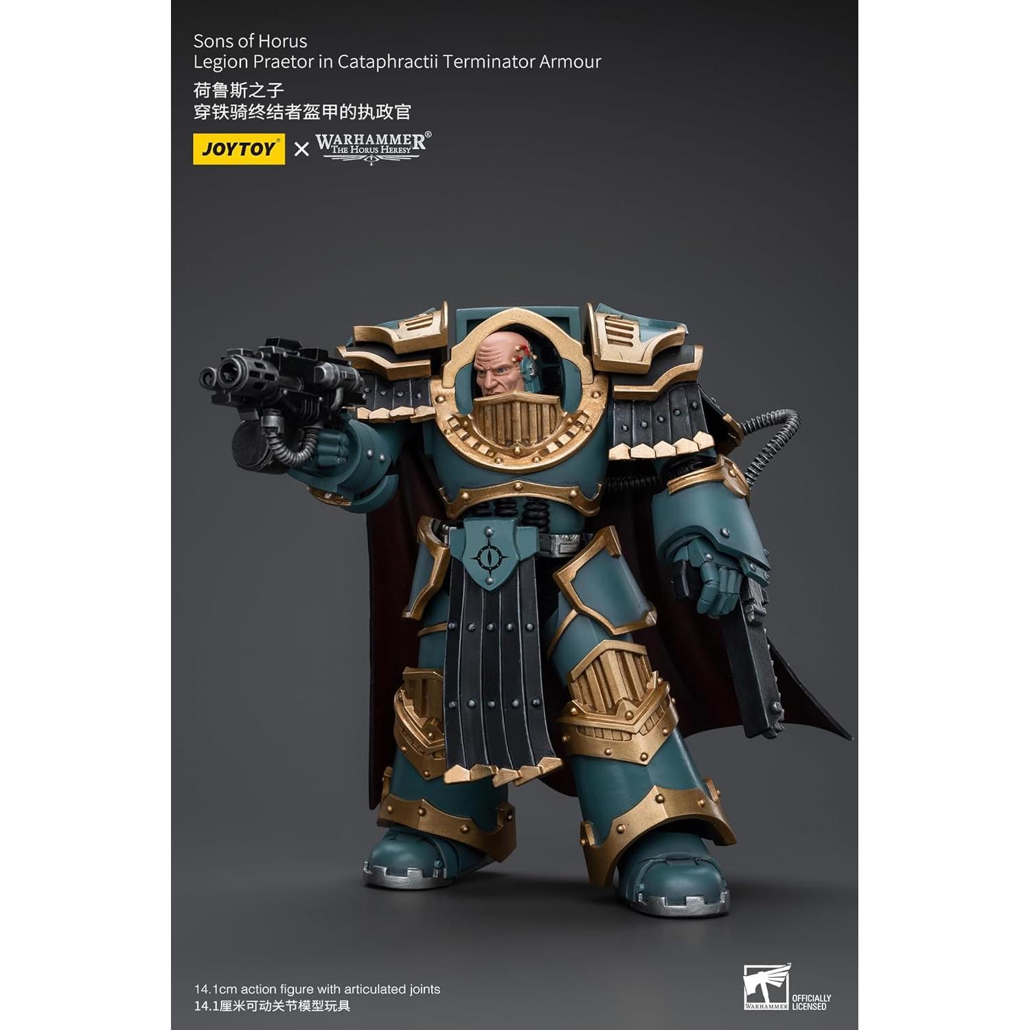 Figura de Acción JoyToy Warhammer 40K Hijos de Horus 1:18