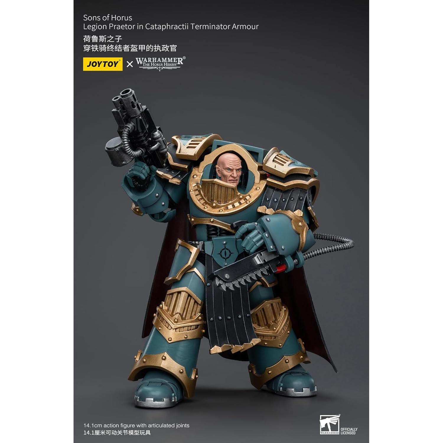 Figura de Acción JoyToy Warhammer 40K Hijos de Horus 1:18