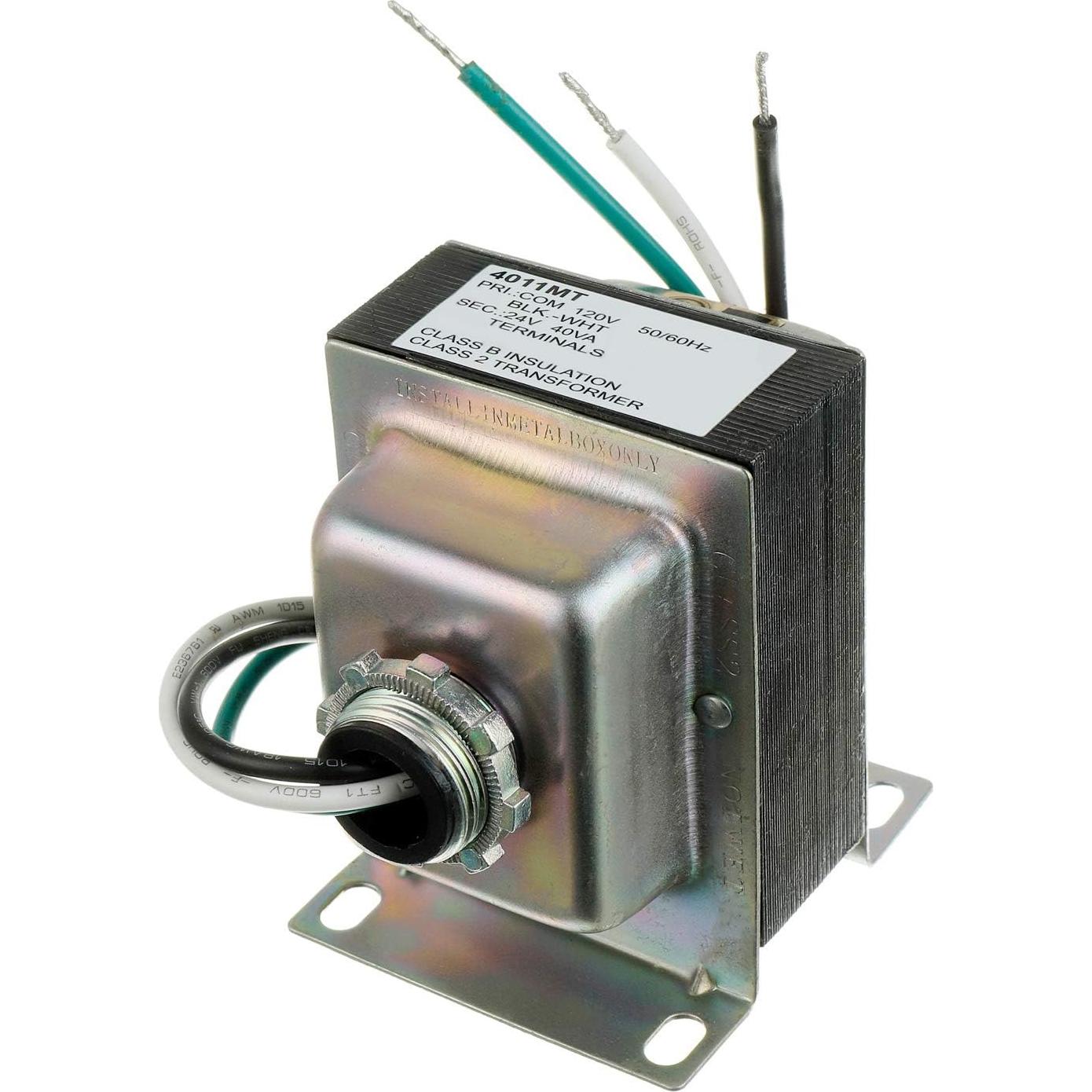 Transformador Bojack 24V 40VA para Termostatos y Timbres