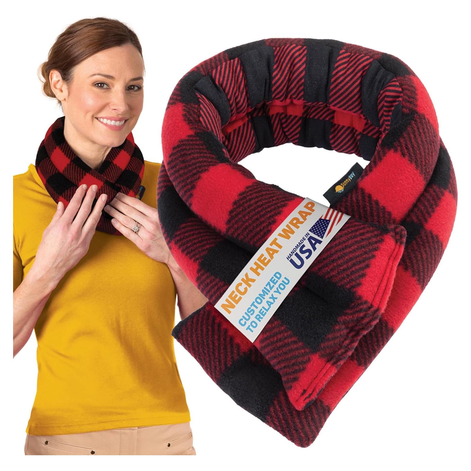 Almohadilla Térmica Microondas SunnyBay Cuello Hombros 66x10cm