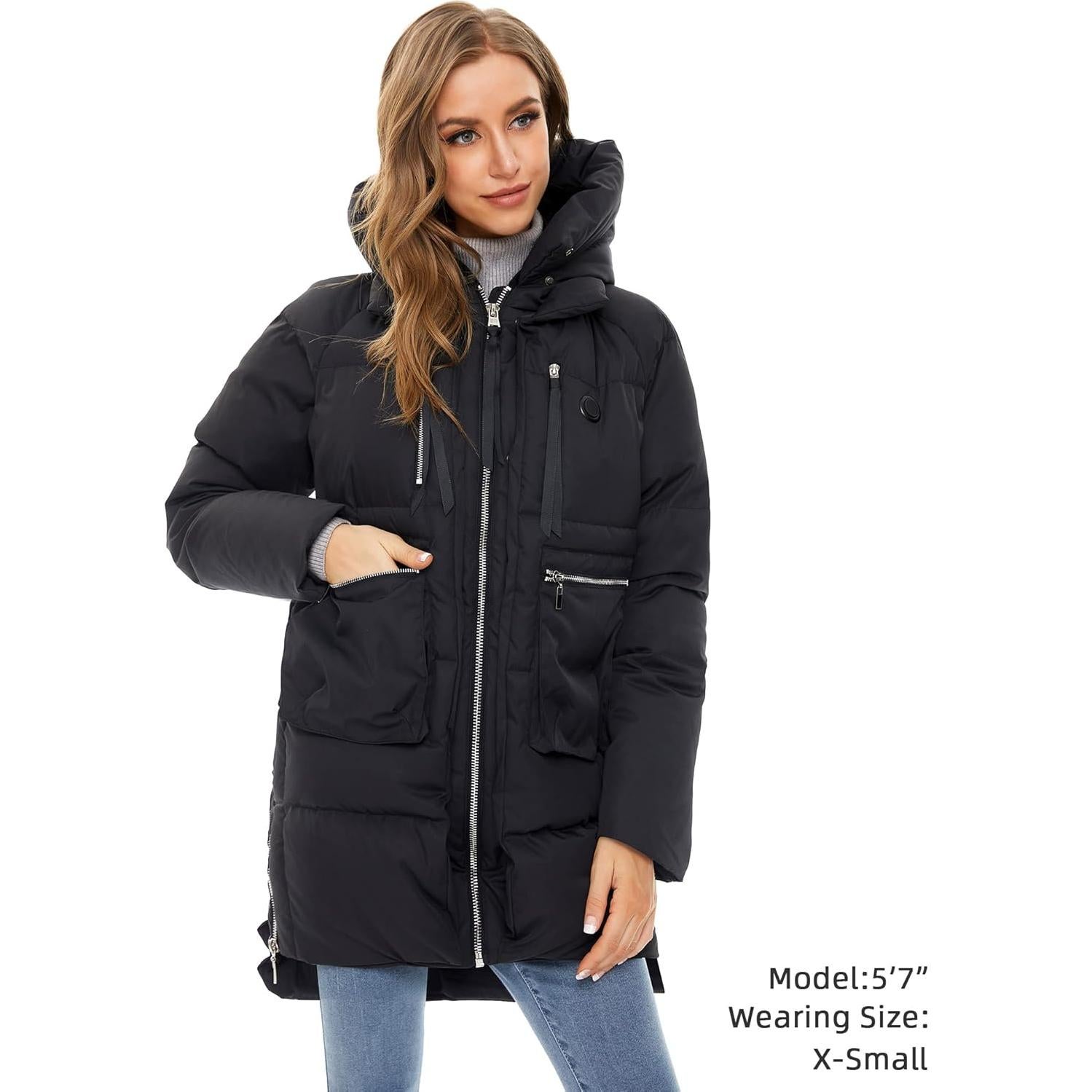 Chaqueta Térmica Venustas para Mujeres 90% Pluma 5 Zonas Calentamiento