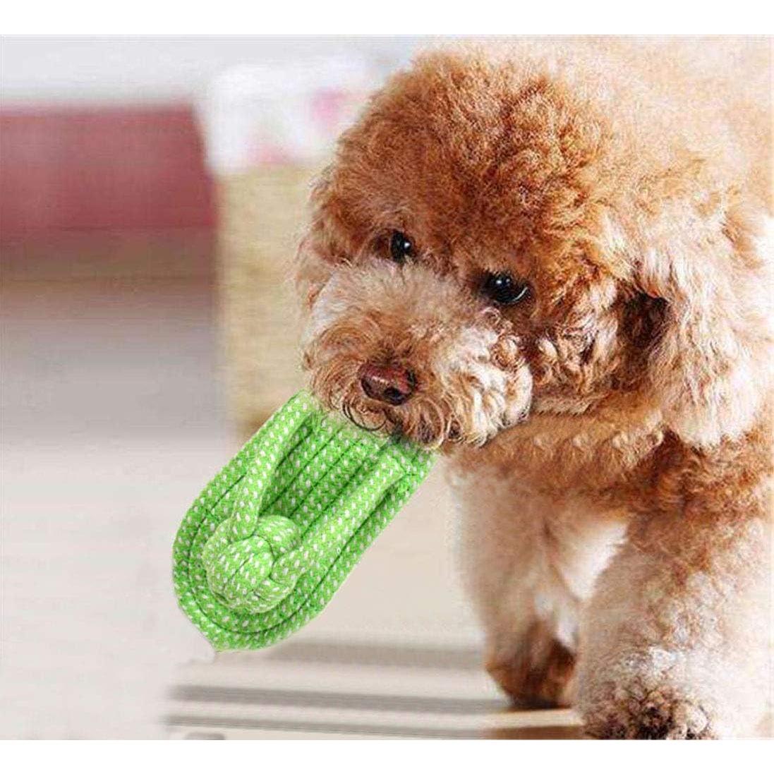 Juguete Interactivo para Perros Sunglow Cuerda y Bola 30cm