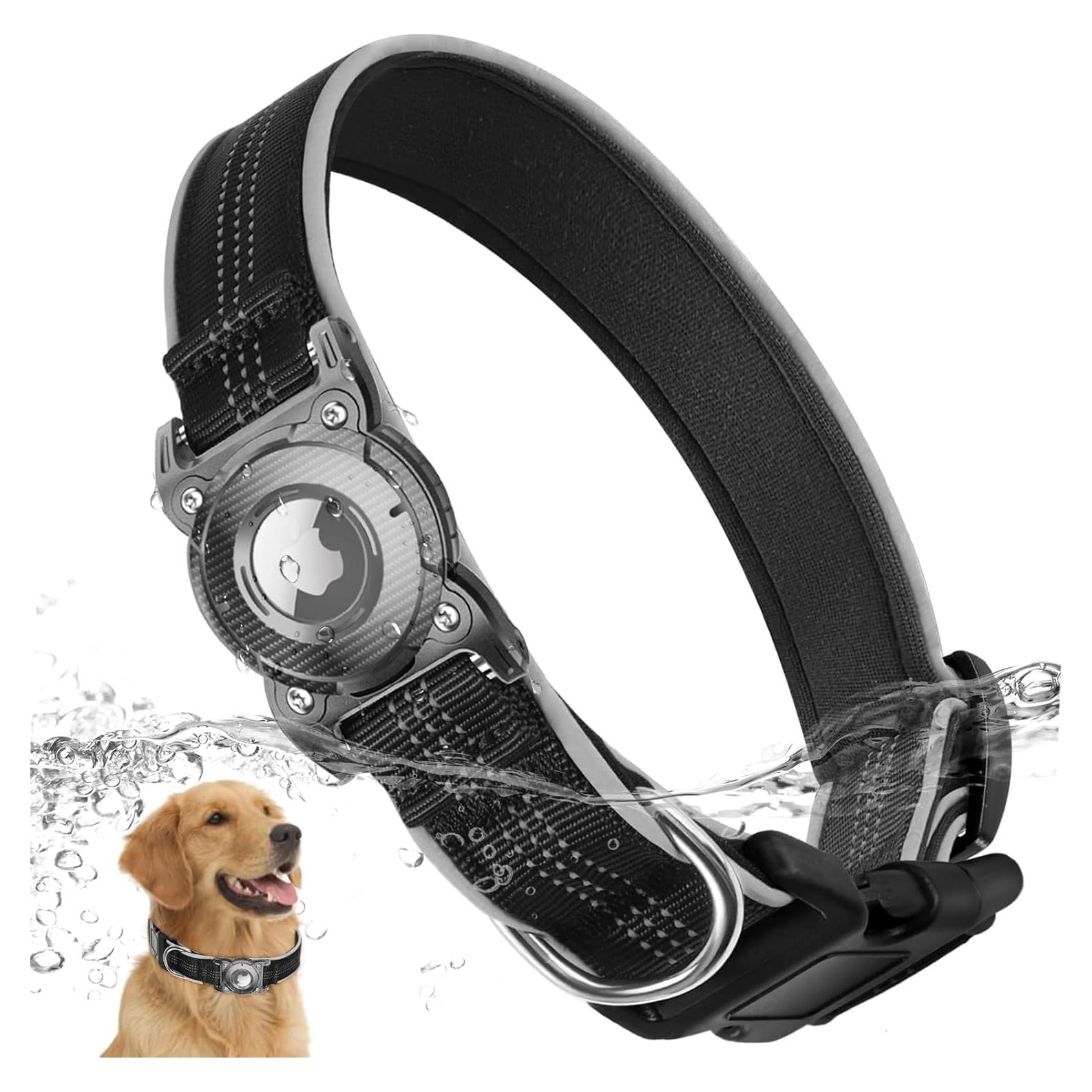 Collar para Perros Airtag ONEONTA Negro S 28-36 cm Impermeable