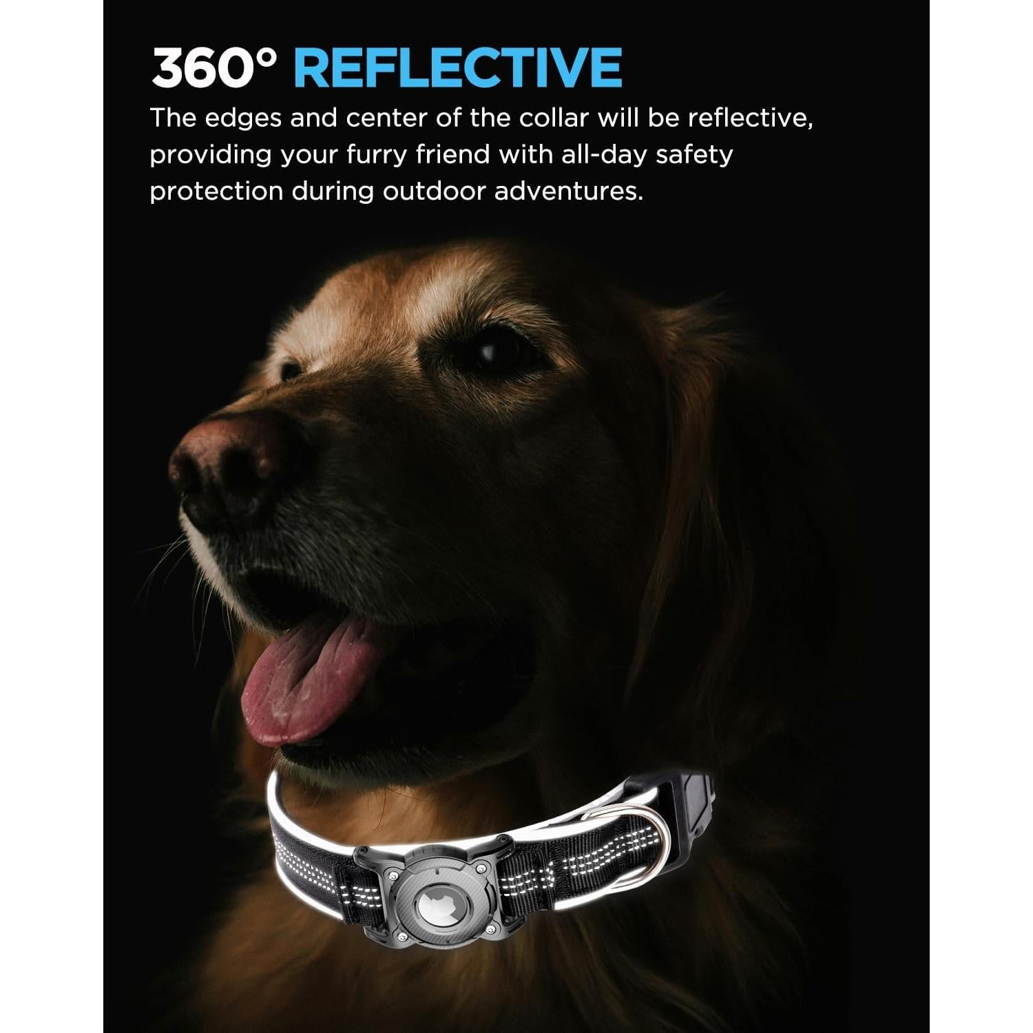 Collar para Perros Airtag ONEONTA Negro S 28-36 cm Impermeable