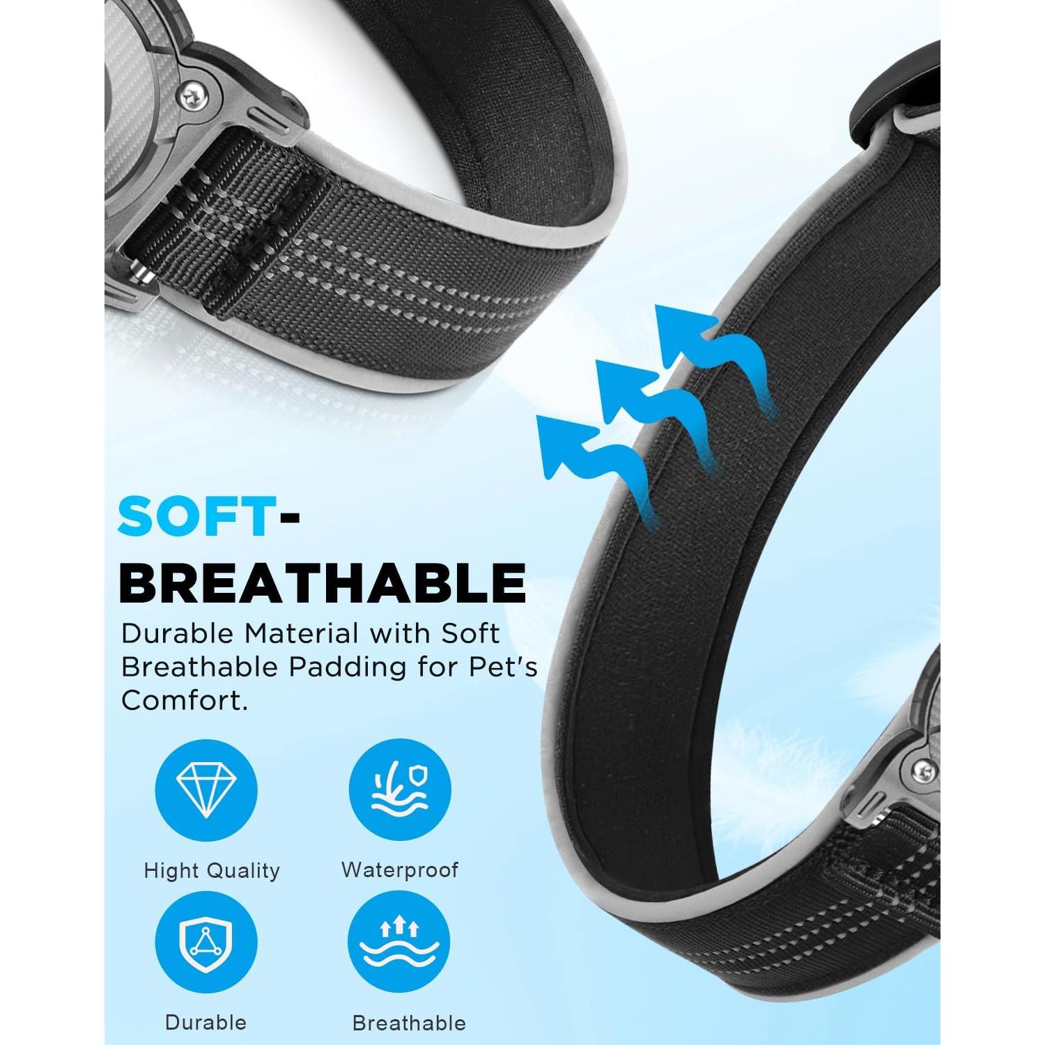 Collar para Perros Airtag ONEONTA Negro S 28-36 cm Impermeable