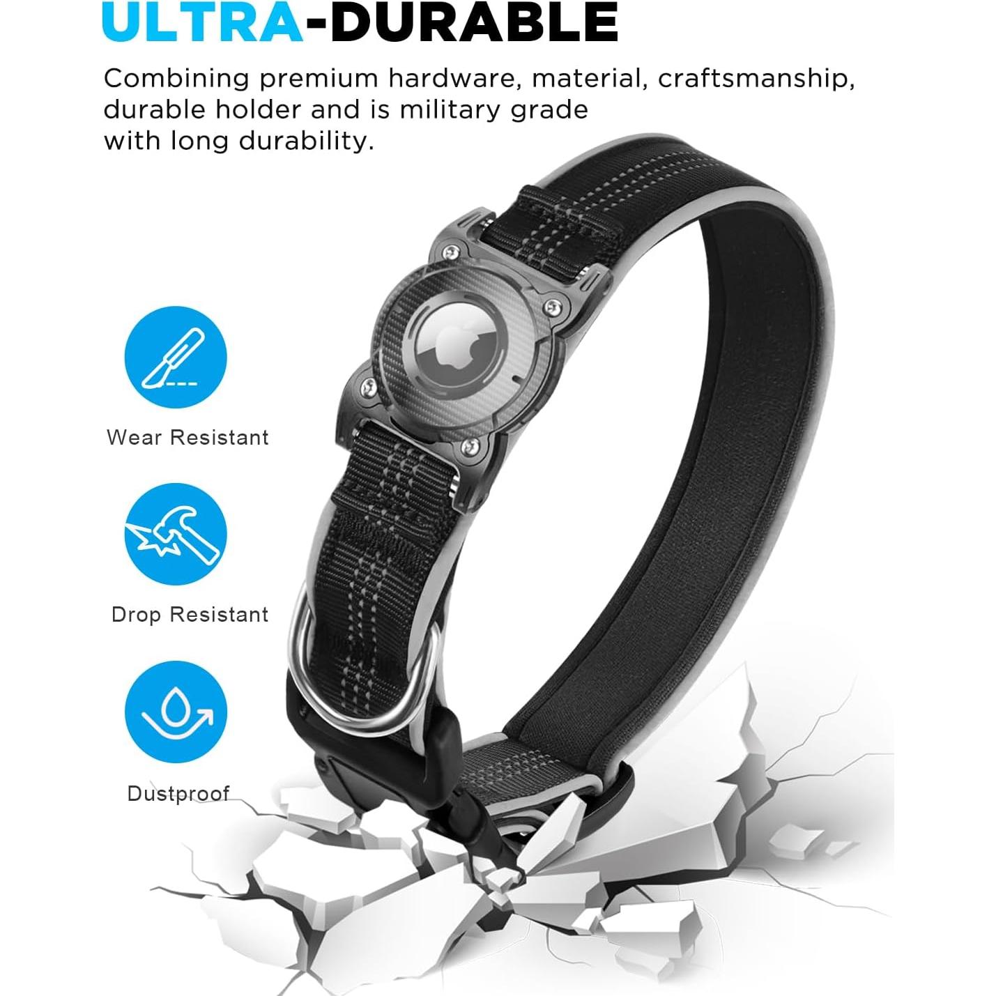 Collar para Perros Airtag ONEONTA Negro S 28-36 cm Impermeable