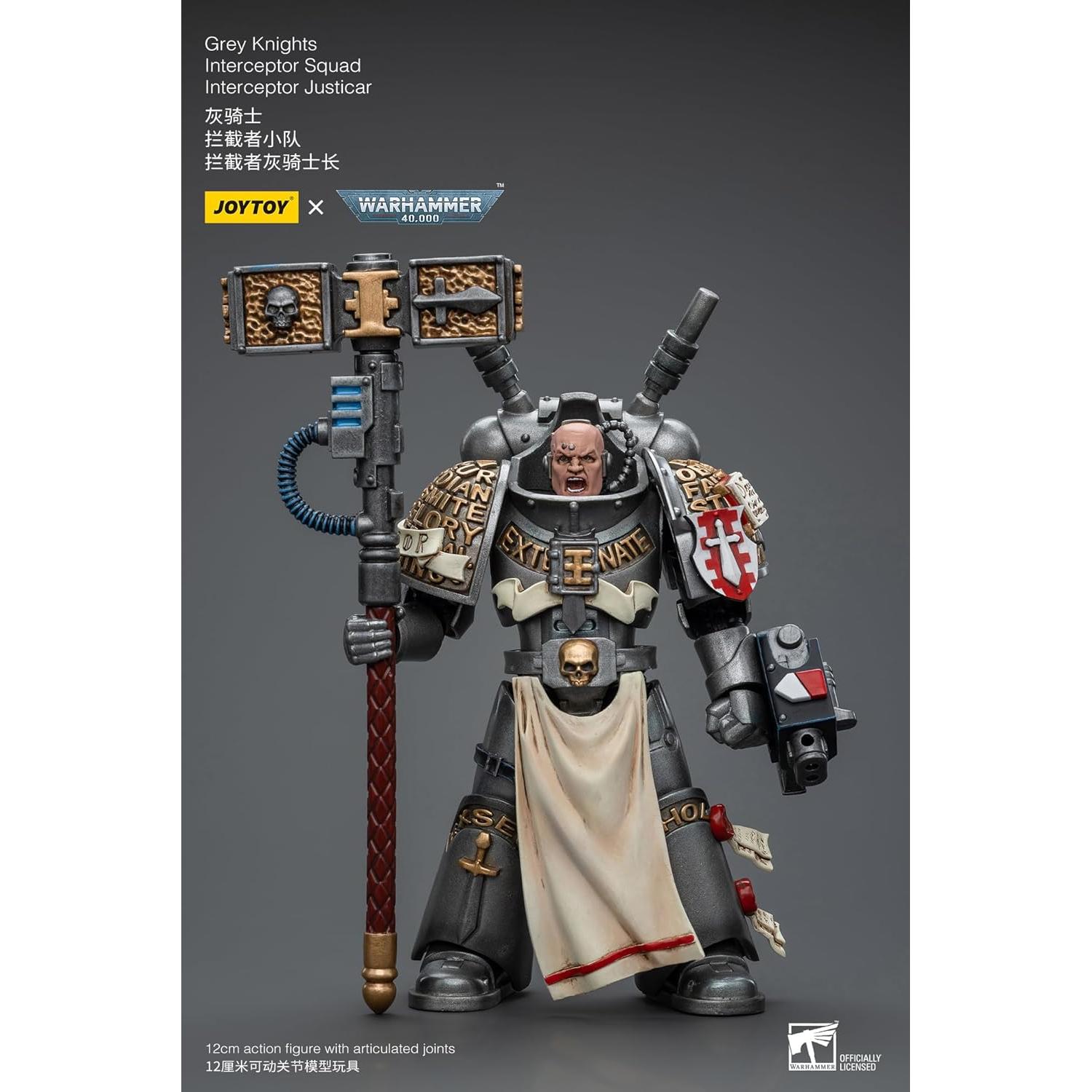 Figura de Acción JoyToy Warhammer 40K Caballeros Grises 12 cm