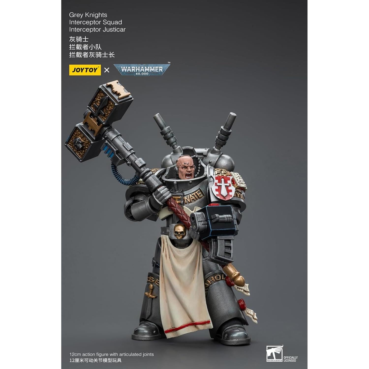 Figura de Acción JoyToy Warhammer 40K Caballeros Grises 12 cm