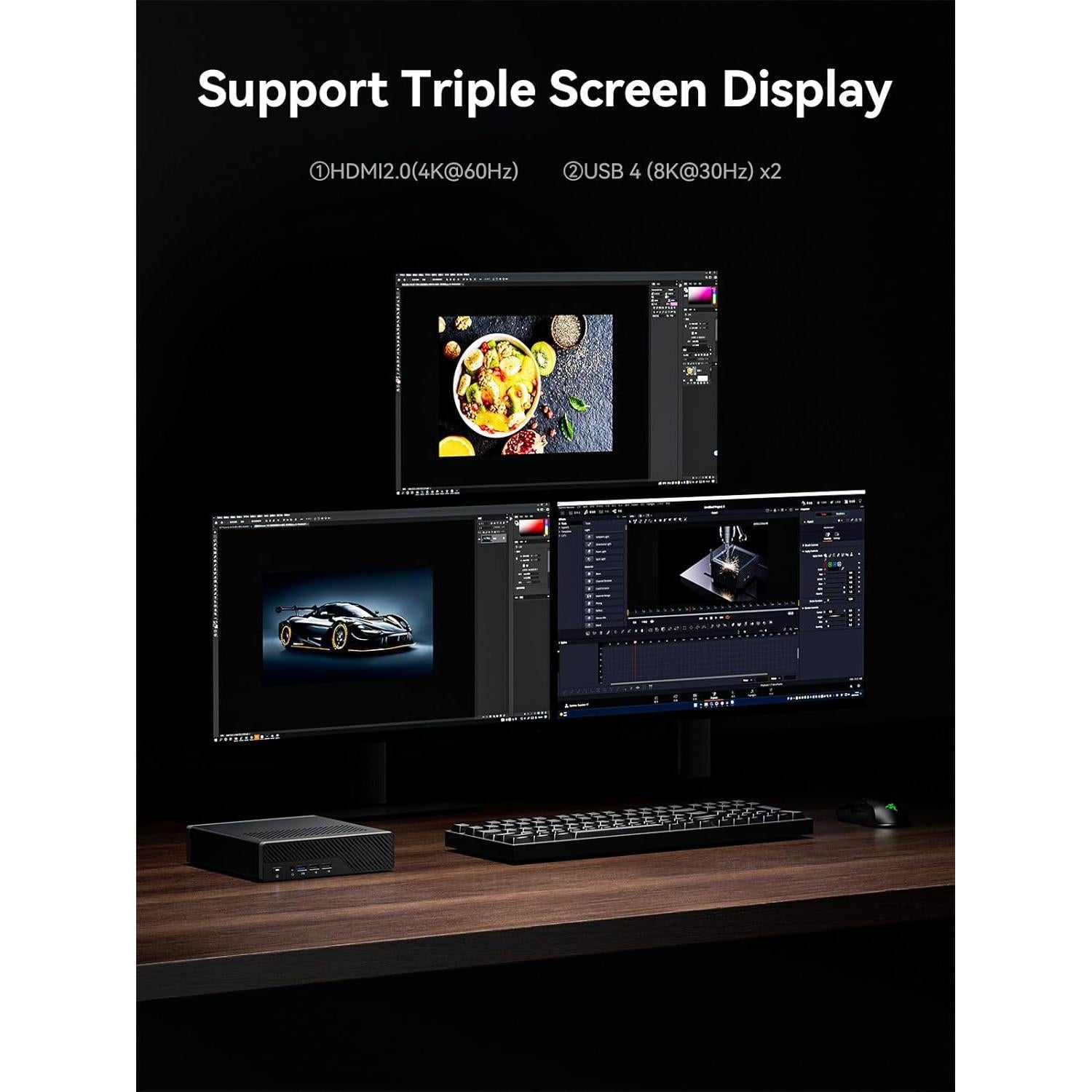 MINISFORUM Mini PC MS-01 i5-12600H 16GB RAM 2.73kg