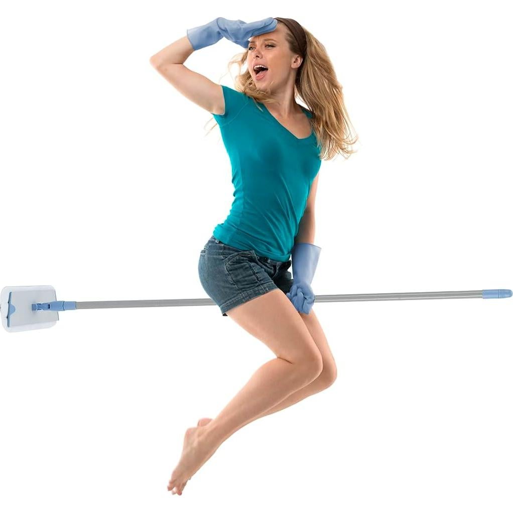 Mopa de Microfibra JOYHAA 45.72 cm con Almohadillas Lavables