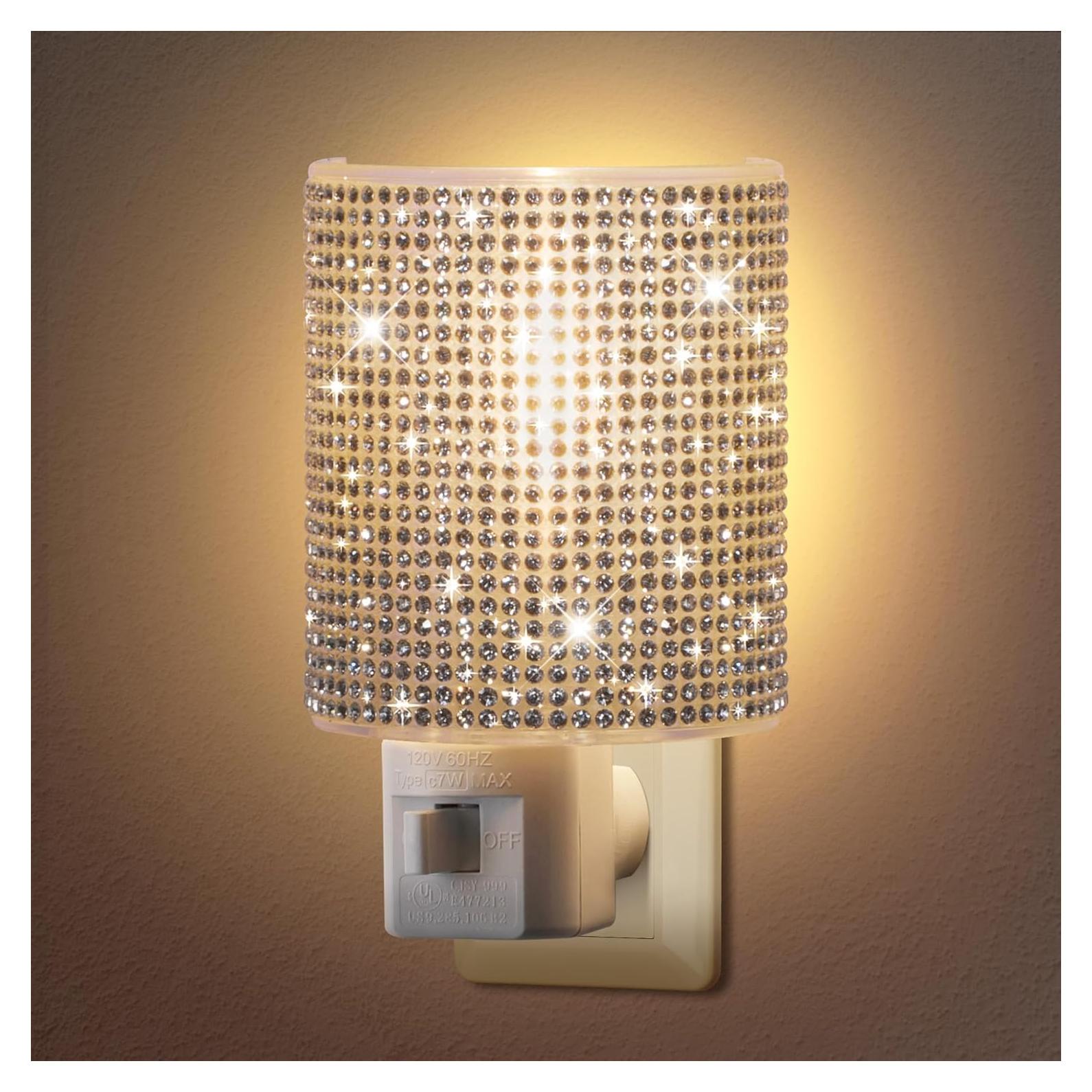 Luz Nocturna Decorativa LED ElectricWise Cristal 10x6 cm