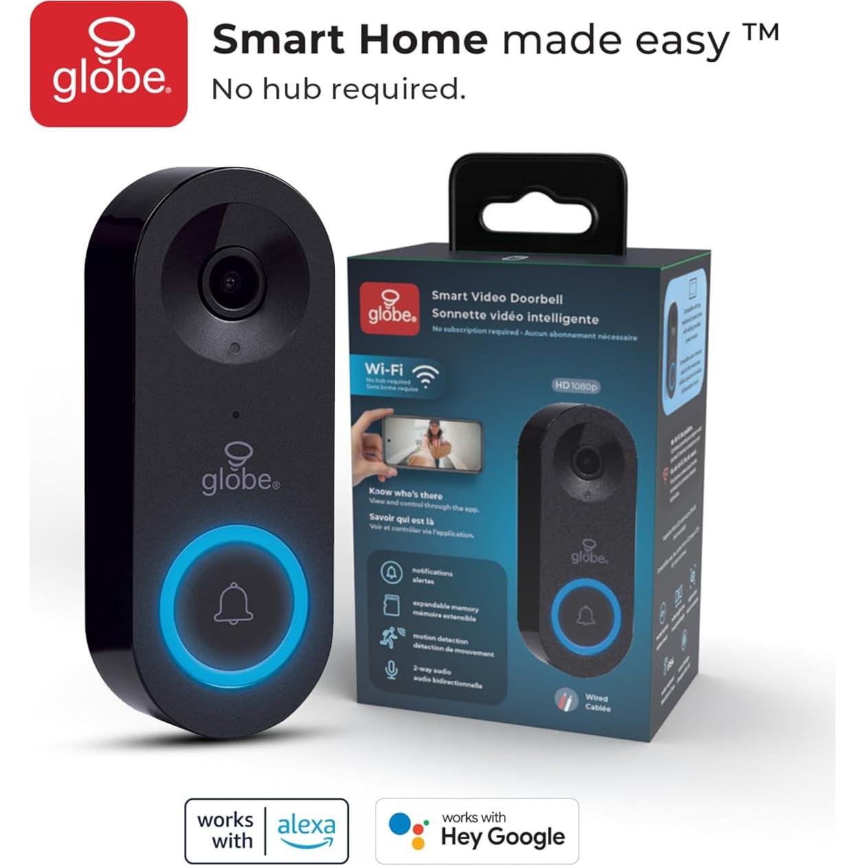 Timbre de Video Inteligente Heath Zenith 18000179 Negro