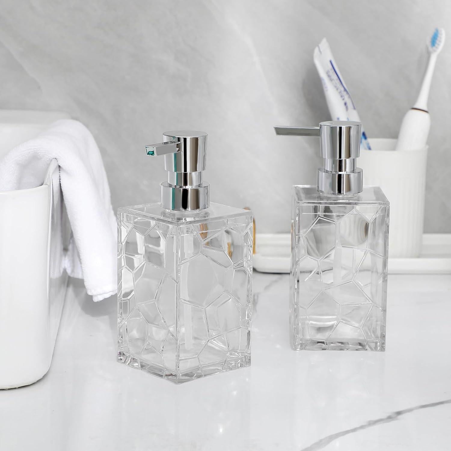 Dispensador de Jabón Acrílico JiatuA 320 ml Transparente