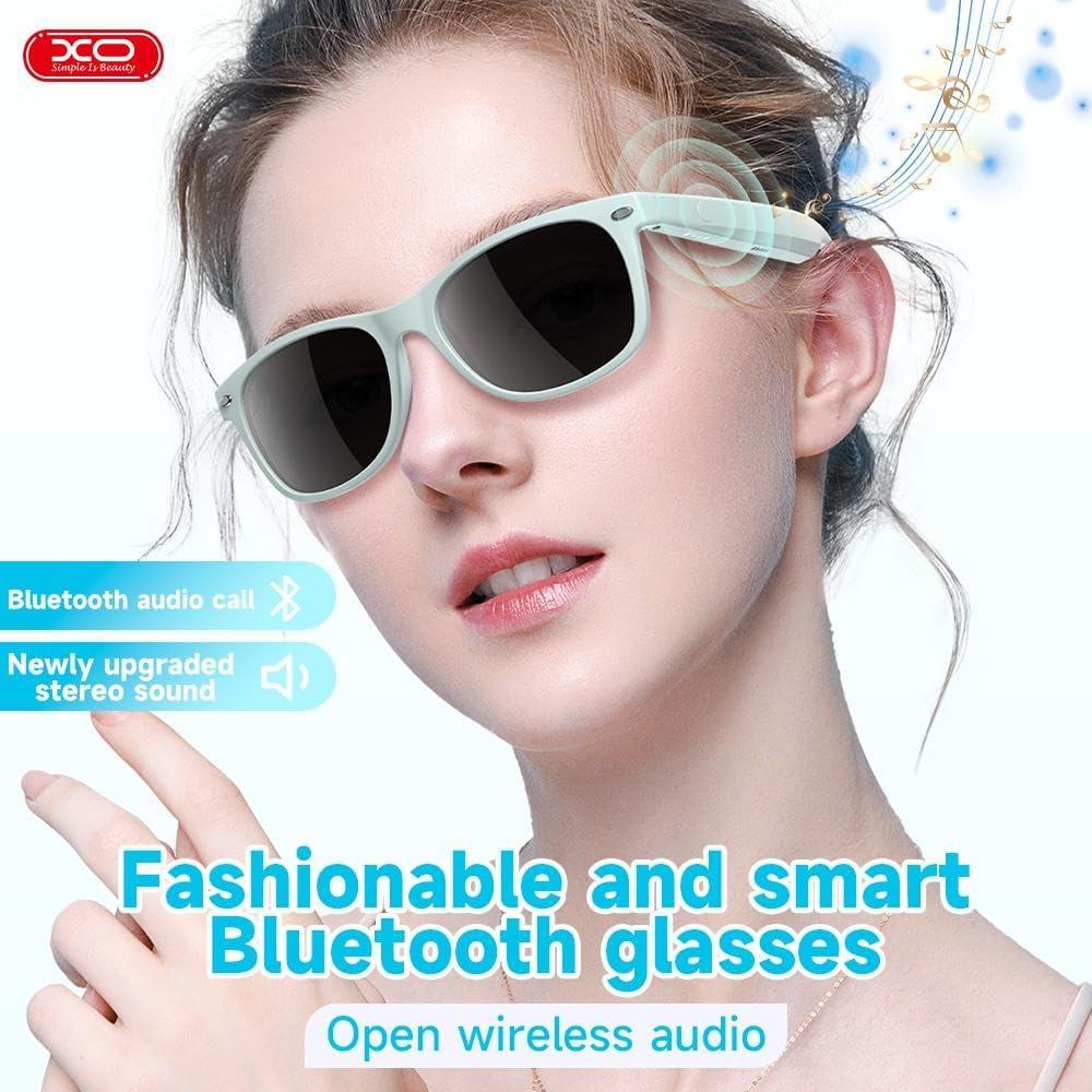 Gafas de sol Bluetooth XO GS01 UV protección unisex Verde Menta