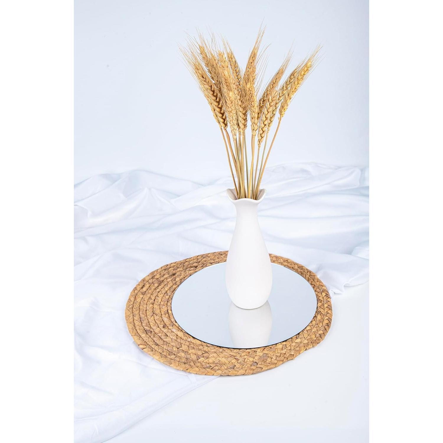 Juego de 12 Espejos Redondos GISELA D 20 cm para Mesa Boda