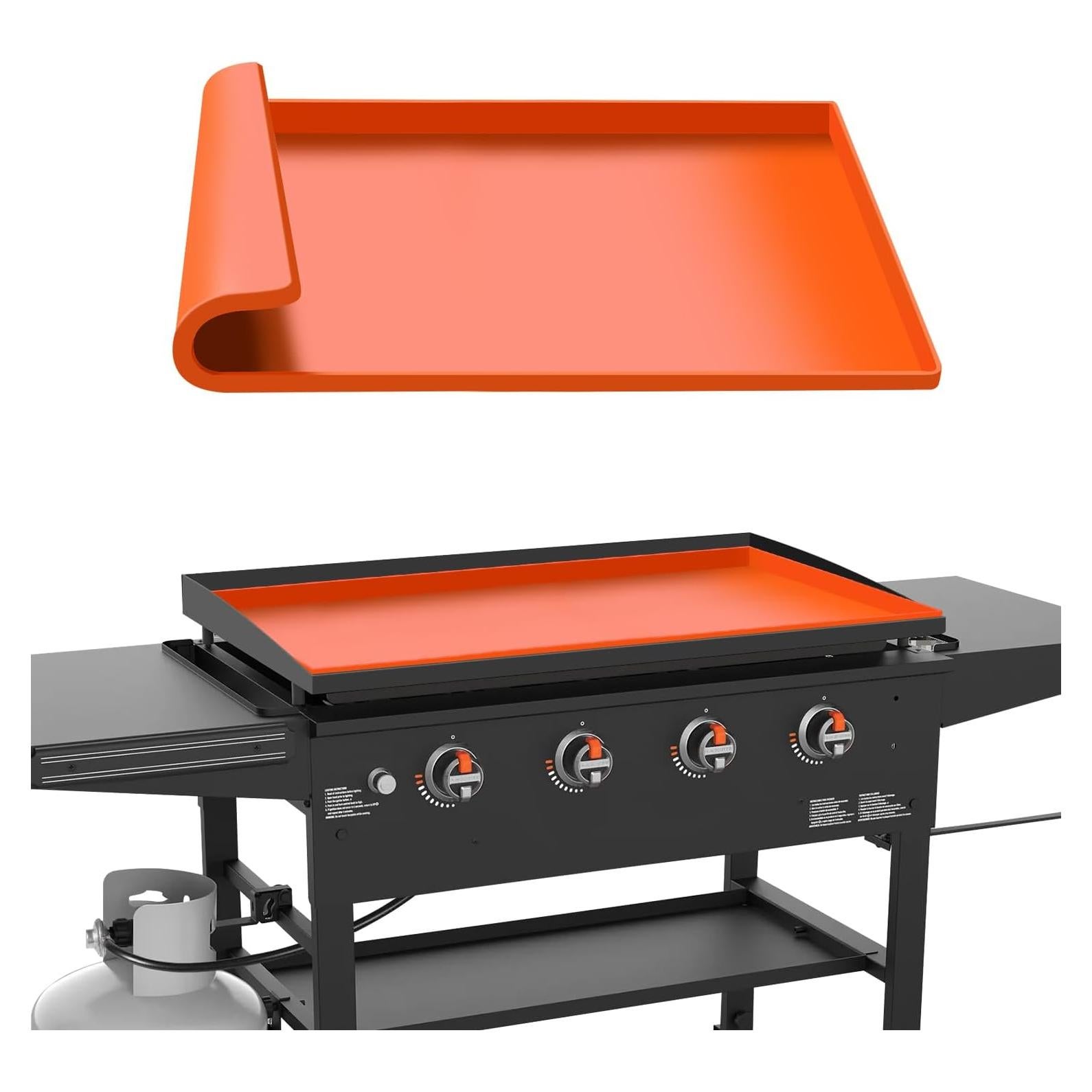 Cubierta de Silicona Ghislaine para Plancha 36" Naranja