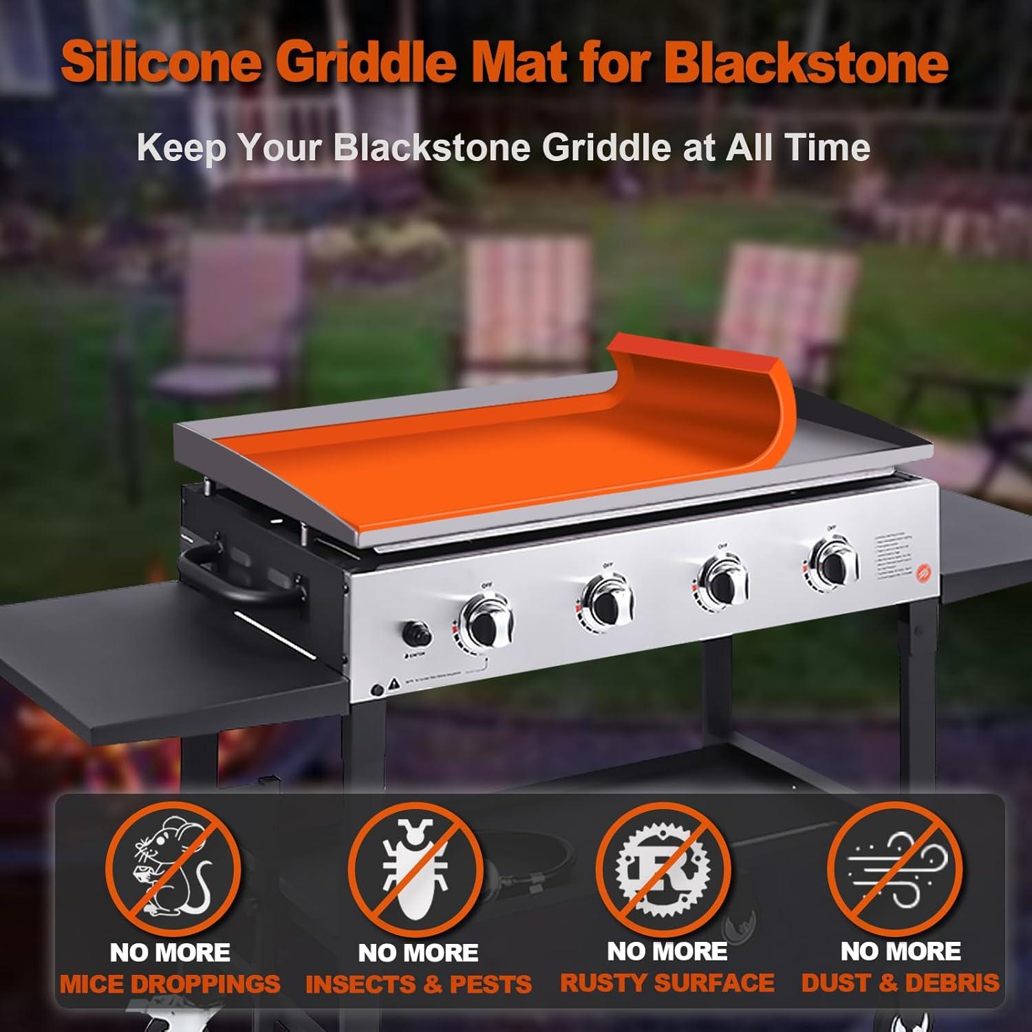 Cubierta de Silicona Ghislaine para Plancha 36" Naranja