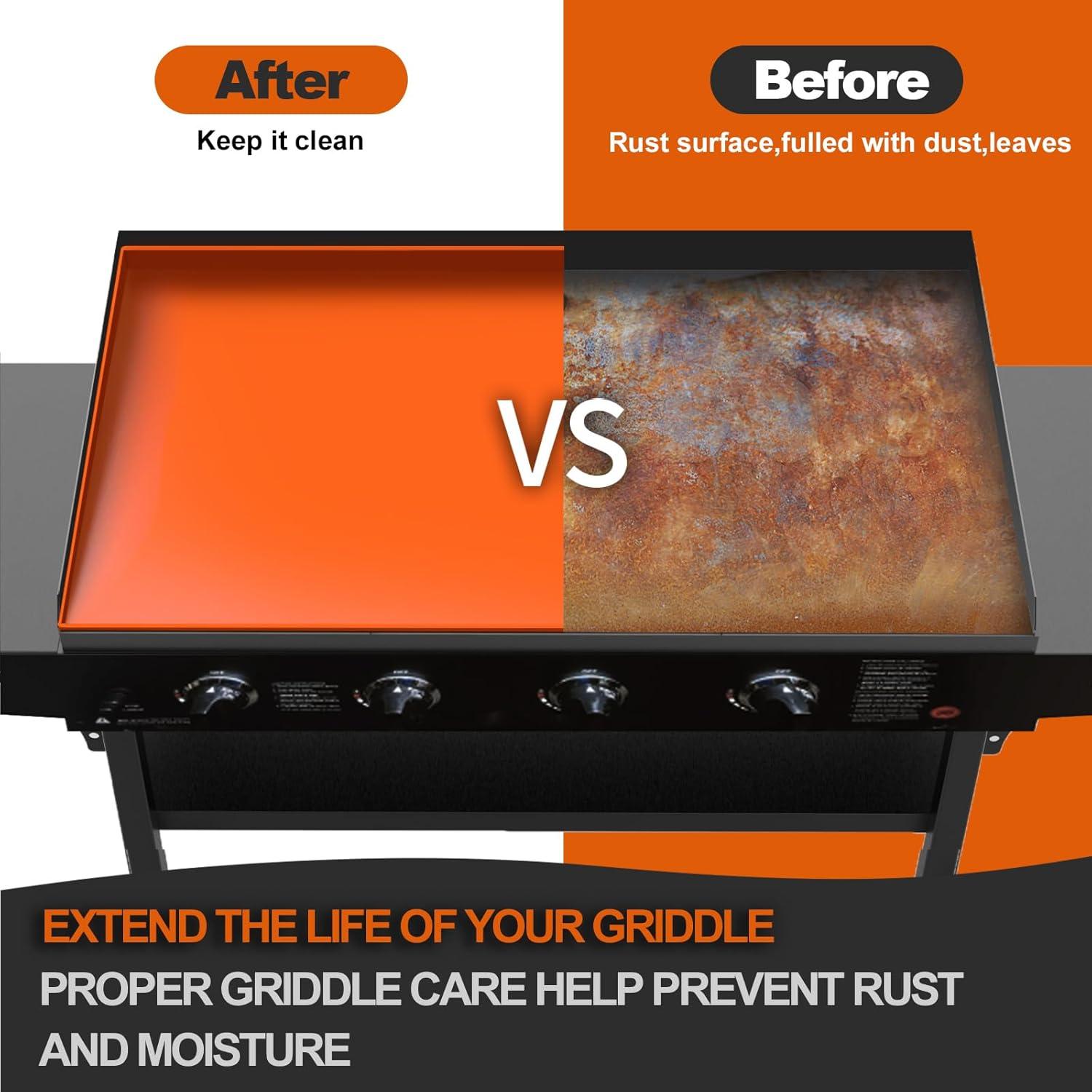 Cubierta de Silicona Ghislaine para Plancha 36" Naranja